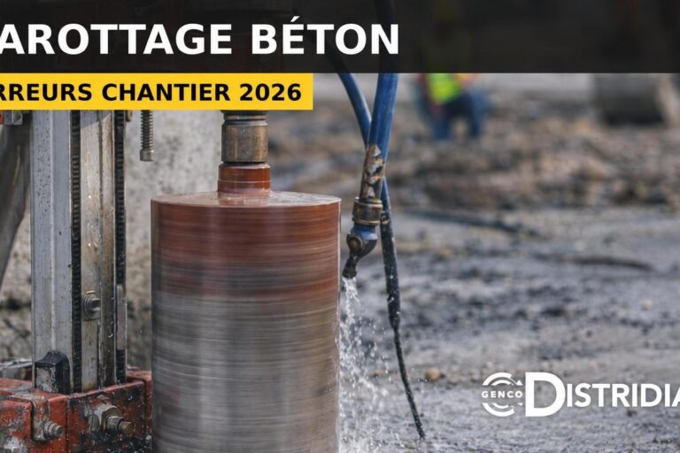 Carottage béton : les erreurs encore fréquentes qui compliquent les chantiers BTP en 2026 – DISTRIDIAM