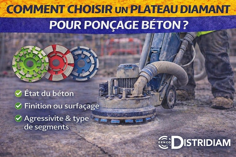 Comment choisir un plateau diamant pour ponçage béton ? – DISTRIDIAM