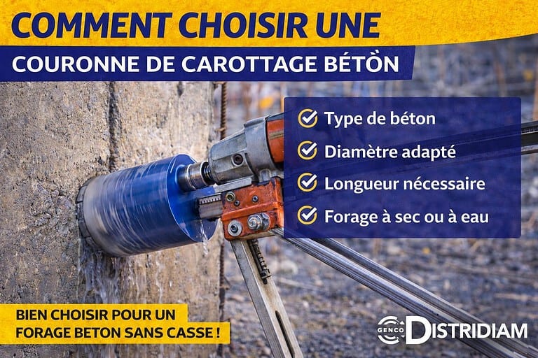 Comment choisir une couronne de carottage béton – DISTRIDIAM