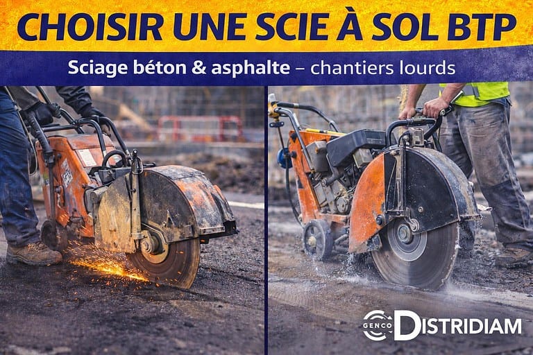 Comment choisir une scie à sol pour chantier BTP ? – DISTRIDIAM