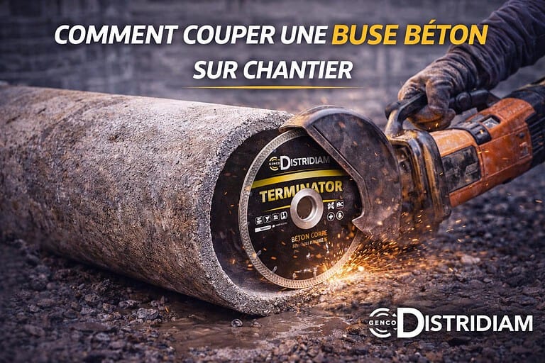 Comment couper une buse béton sur chantier – DISTRIDIAM