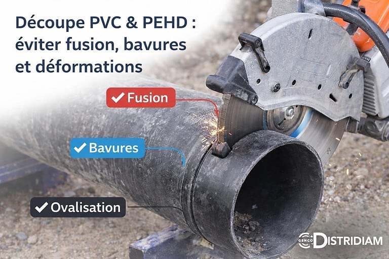Découpe PVC and PEHD : comment éviter la fusion, les bavures et les déformations – DISTRIDIAM
