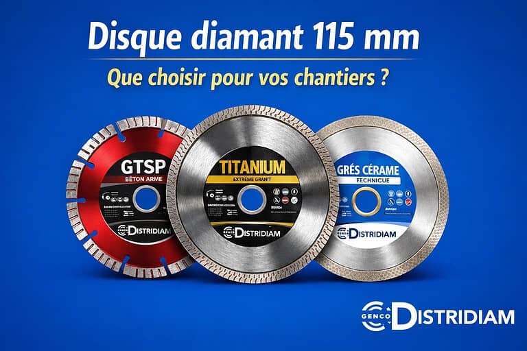 Disque diamant 115 mm : lequel choisir selon votre chantier ? – DISTRIDIAM
