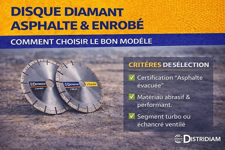 Disque diamant asphalte and enrobé : comment choisir le bon modèle – DISTRIDIAM