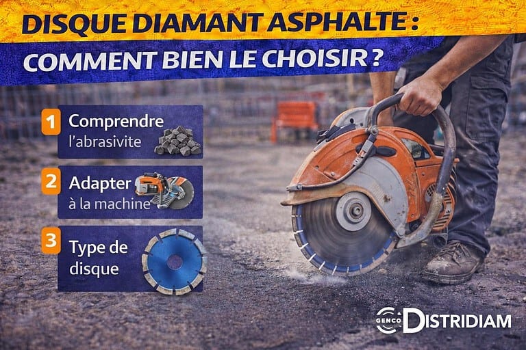 Disque diamant asphalte : comment bien le choisir ? – DISTRIDIAM