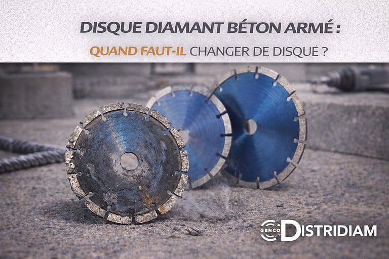 Disque diamant béton armé : quand faut-il changer de disque ? – DISTRIDIAM
