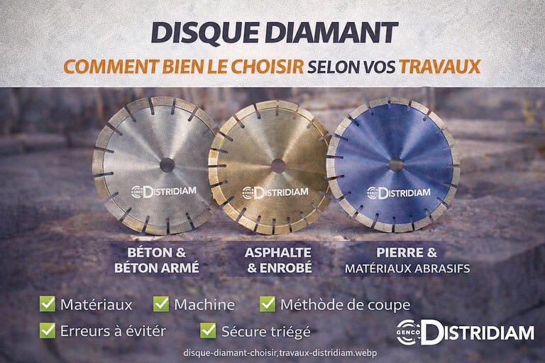 Disque diamant : comment bien le choisir selon vos travaux – DISTRIDIAM