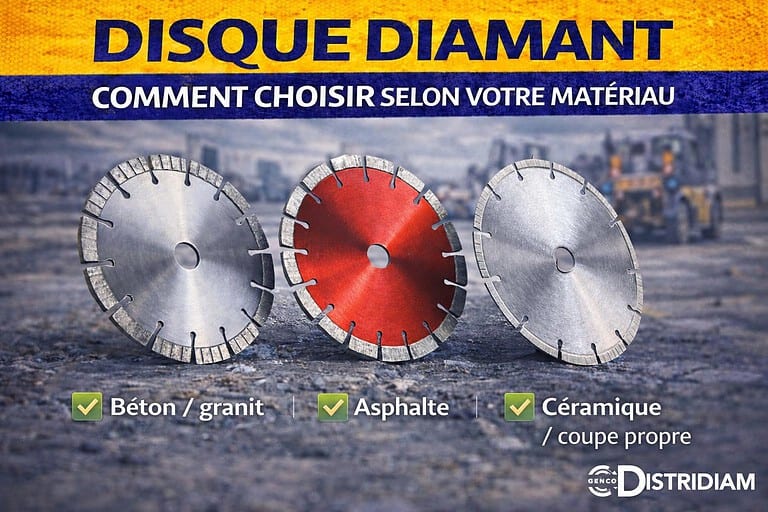 Disque diamant : comment choisir le bon modèle selon votre matériau – DISTRIDIAM
