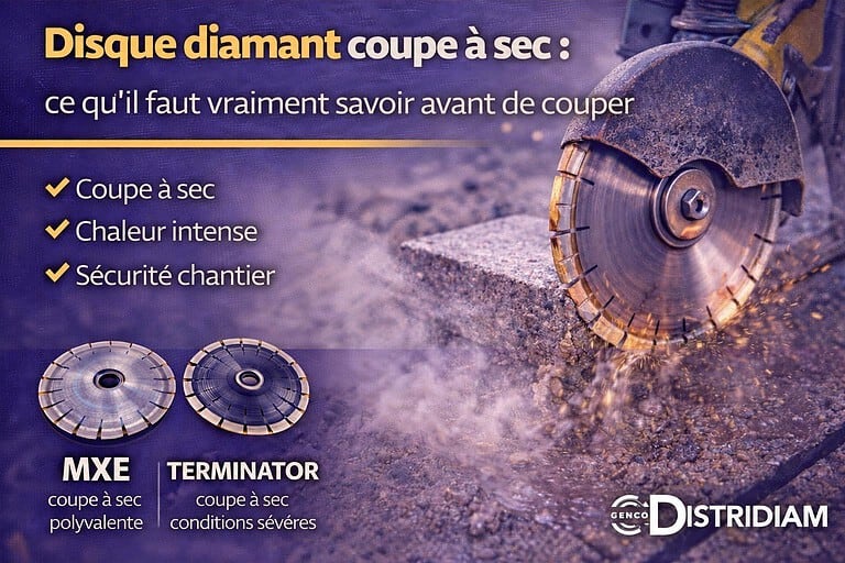Disque diamant coupe à sec : ce qu’il faut vraiment savoir avant de couper – DISTRIDIAM