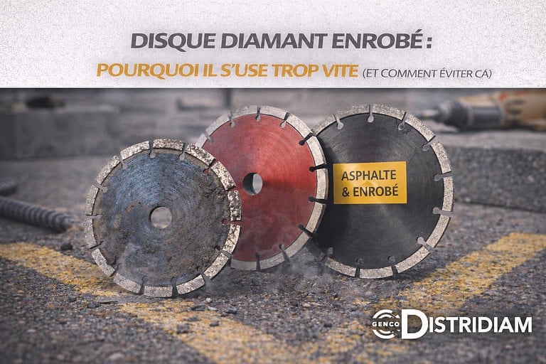 Disque diamant enrobé : pourquoi il s’use trop vite (et comment éviter ça) – DISTRIDIAM