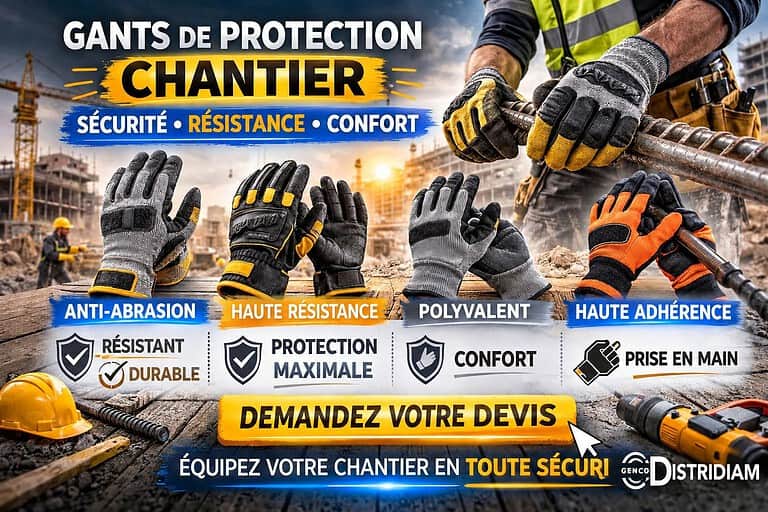 Gants de protection chantier : travaillez en sécurité et gagnez en performance – DISTRIDIAM