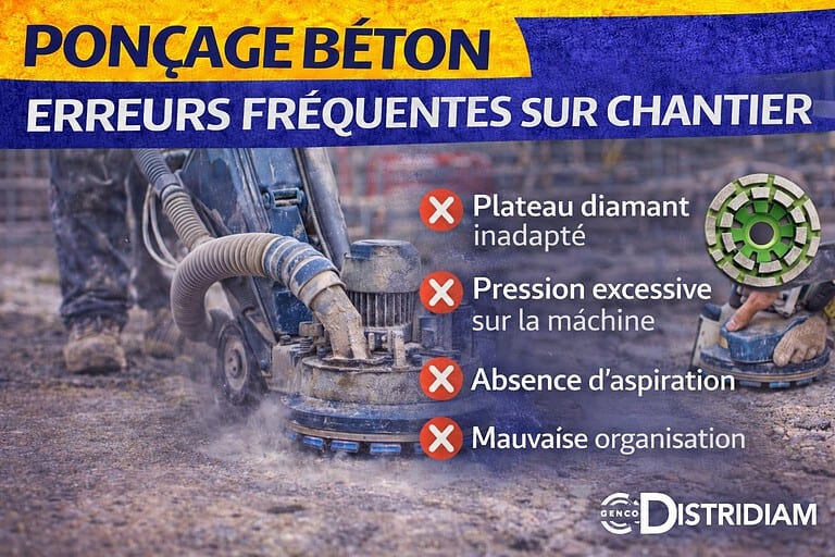 Ponçage béton : erreurs fréquentes sur chantier – DISTRIDIAM