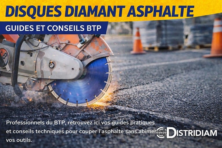 Pourquoi utiliser un disque diamant spécifique pour l’asphalte ? – DISTRIDIAM