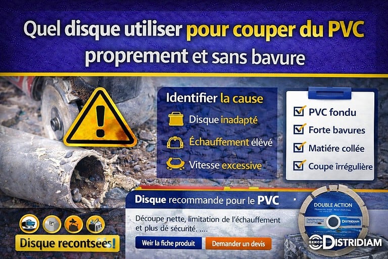 Quel disque utiliser pour couper du PVC proprement et sans bavure – DISTRIDIAM