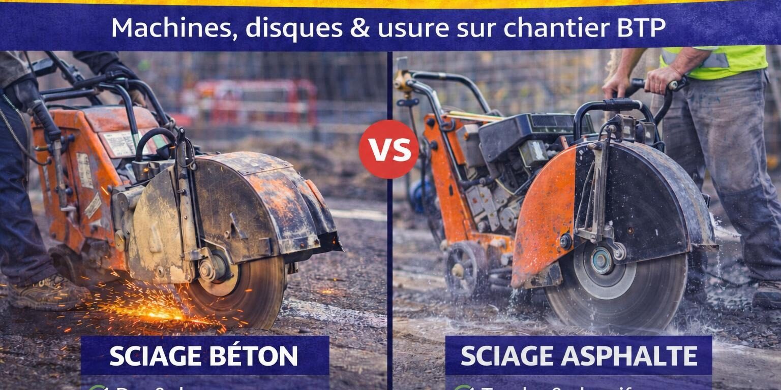 Sciage béton vs sciage asphalte : quelles différences ? – DISTRIDIAM