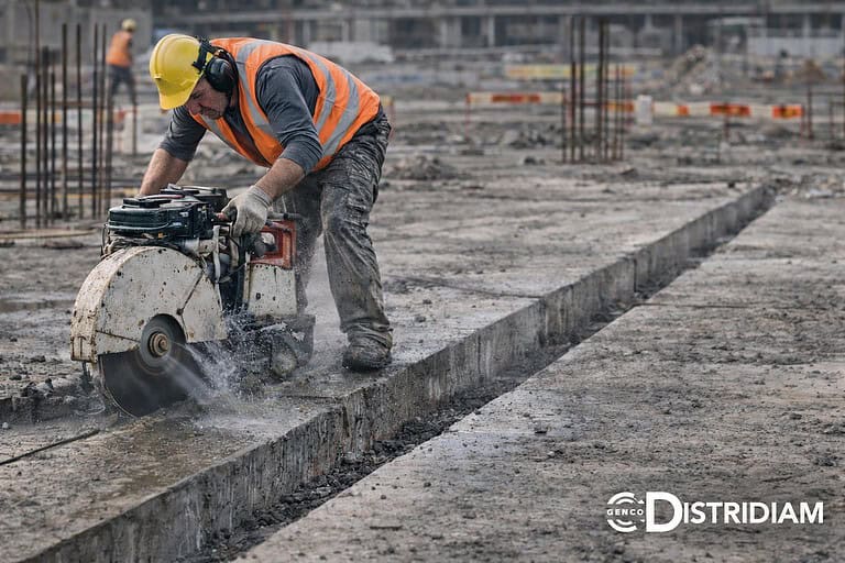 Sciage de dalle béton : nouvelles exigences chantier en 2026 – DISTRIDIAM