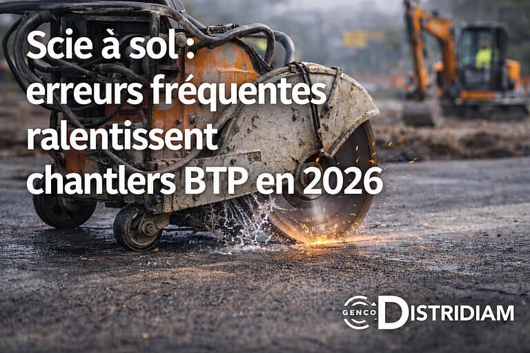Scie à sol : les erreurs fréquentes qui ralentissent encore les chantiers BTP en 2026 – DISTRIDIAM