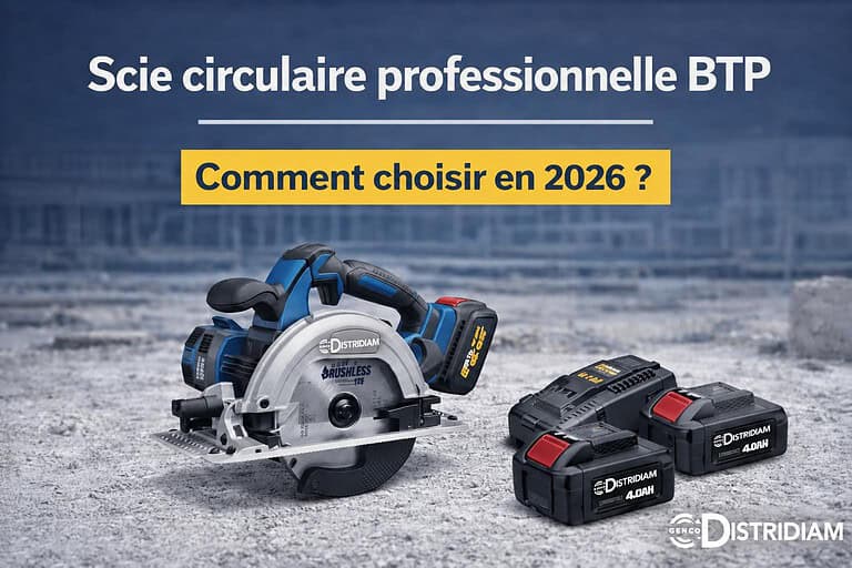 Scie circulaire professionnelle BTP : comment choisir en 2026 ? – DISTRIDIAM